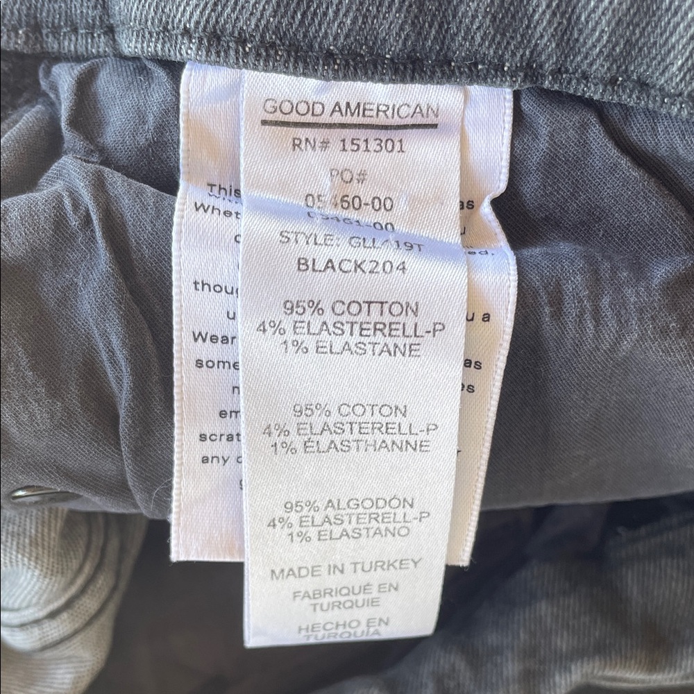 Good American Dark Gray Skinny Jeans - Picture 4 of 4